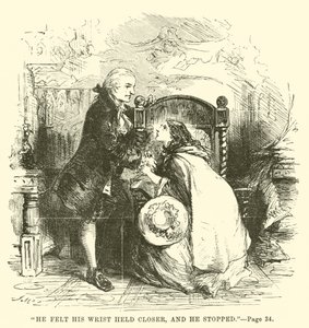 Illustratie voor Een verhaal over twee steden door Charles Dickens door John McLenan