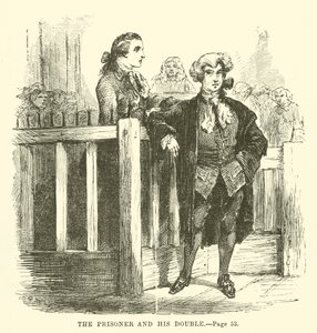 Illustratie voor Een verhaal over twee steden door Charles Dickens door John McLenan
