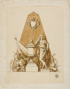 Niet-uitgevoerd ontwerp voor het monument voor de eerste hertog van Marlborough