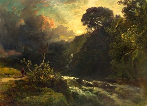 Rivier in Spate