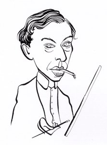 Ernst Ludwig Kirchner, karikatuur
