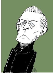 Franz Berwald - karikatuur van de Zweedse componist