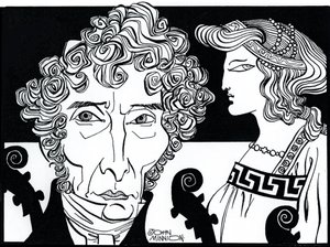 Luigi Cherubini met Médée (personage uit de gelijknamige opera comique)