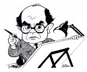 Vicky (Victor Weisz), karikatuur