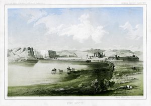 Fort Benton, Montana, VS, 1856 door John Mix Stanley