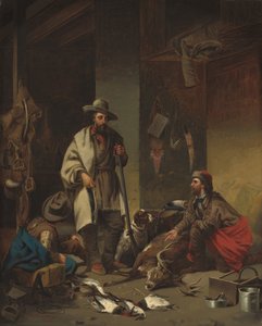 De hut van de valstrik door John Mix Stanley