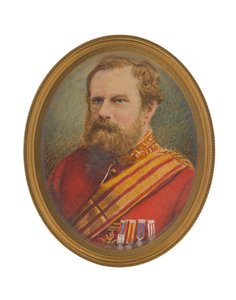 Luitenant-generaal David Pott (1812-1881) in stafuniform