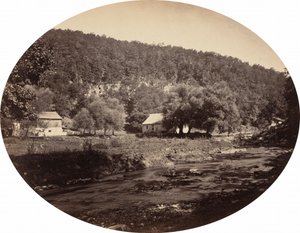 Bij Bedford Springs, c. 1866