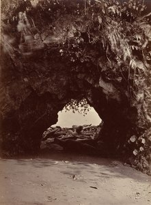 Tropisch landschap, natuurlijke boog, Cupica Bay, 1871
