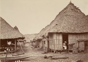 Tropisch landschap, straat, Chipigana door John Moran