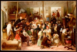 De veiling, 1863 door John Morgan