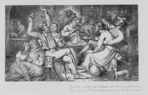 Robert Burns: Jolly Beggars (gravure)