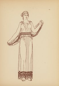 Oud-Griekse vrouwelijke kleding