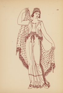 Oud Griekse Vrouwelijke Kleding door John Moyr Smith