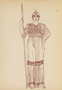 Oud-Griekse vrouwelijke kleding door John Moyr Smith