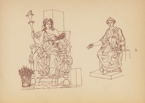 Oud-Griekse Vrouwelijke Kleding door John Moyr Smith