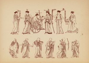 Oud-Griekse vrouwelijke kostuum door John Moyr Smith