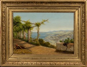 Bij Nice, 1872 door John Mulcaster Carrick