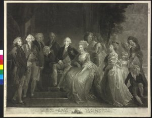 Koning van Engeland met zijn vrouw en haar kinderen George III door John Murphy