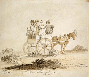 Op de renbaan, Newbury door John Nixon