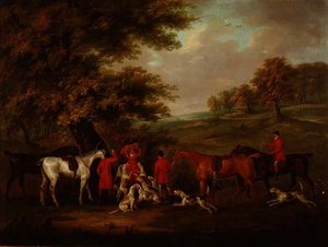 De jacht door John Nott Sartorius