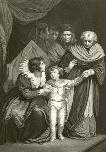 Elizabeth Woodville geeft haar zoon over