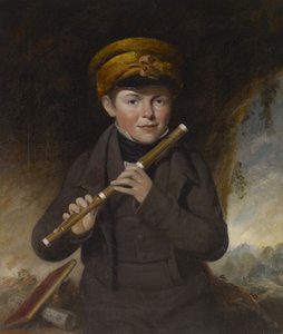 John Gurney, de kleine fluitspeler door John Opie