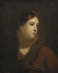 Schets voor een vrouwenhoofd, ca. 1800