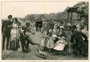 Muziek en verfrissingen: De band in Regent