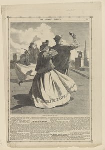Kijken naar de zonsverduistering, p. 37 uit Frank Leslie