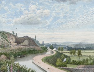 Het Glamorganshire Kanaal bij Ynysangharad door John Petherick