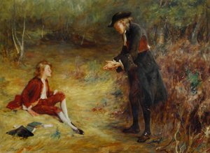 John Pettie - Een preek langs de weg door John Pettie