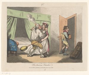 De Lustige Reiziger door John Pettit (attributed to)