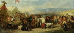 Een schets voor "Een Schotse kermis"