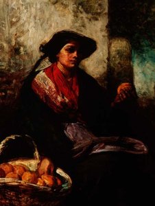 De Sinaasappelverkoopster door John Phillip