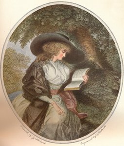 Delia op het platteland, 1788, 1902 door John Raphael Smith