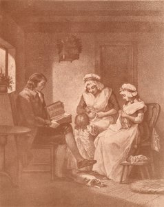 Huiselijk geluk, Laetitia met haar ouders, 1789