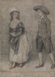 Hij volgt haar rechtuit zoals een os naar de slacht gaat (Spreuken, Hoofdstuk VII, Vers 22) door John Raphael Smith