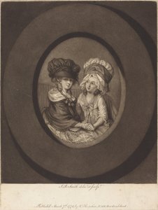 De Twee Vrienden door John Raphael Smith