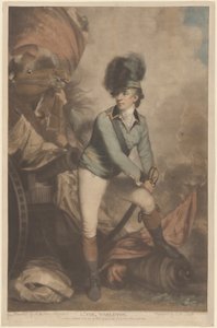 Luitenant-kolonel Tarleton door John Raphael Smith