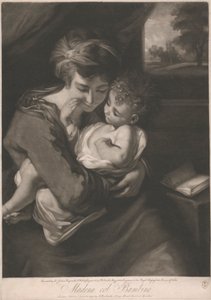 Madonna met kind door John Raphael Smith
