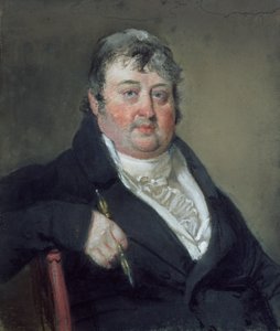 Portret van Julius Caesar Ibbetson (1759-1817) door John Raphael Smith