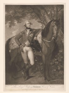 Portret van George IV als prins van Wales