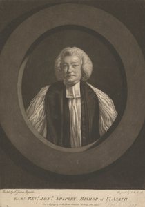 Dominee Jonathan Shipley, Bisschop van St. Asaph door John Raphael Smith