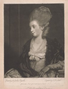 Theophelia Gwatkin (geboren Palmer) door John Raphael Smith
