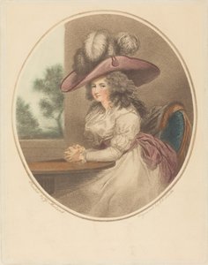 Anne Ward Morland (Delia in de stad) door John Raphael Smith after George Morland