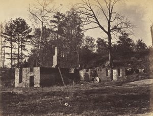 Ruïnes op Gaines Mill, Virginia., april 1865 door John Reekie