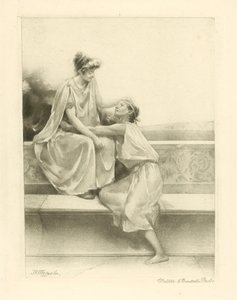 Illustratie voor de gedichten van Catullus (fotogravure)