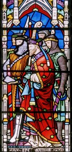 Detail van de kroning van Hendrik III door John Richard Clayton