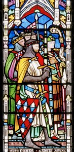 Detail van de kroning van Hendrik III door John Richard Clayton